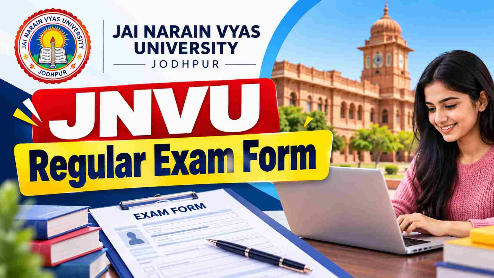 JNVU Regular Exam Form